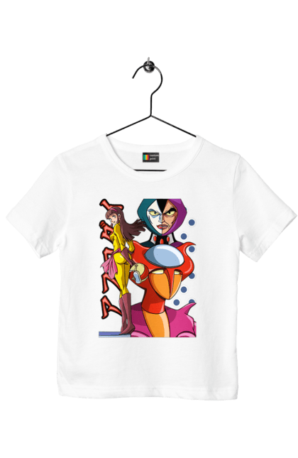 Children's t-shirt with prints Mazinger Z Aphrodite. Anime, aphrodite, manga, mazinger z, mecha, robots. 2070702