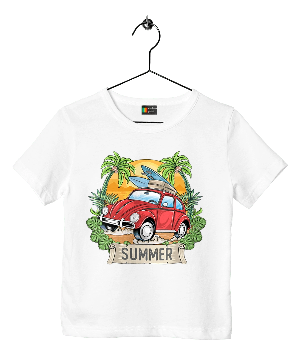 Summer, Car And Palm Trees