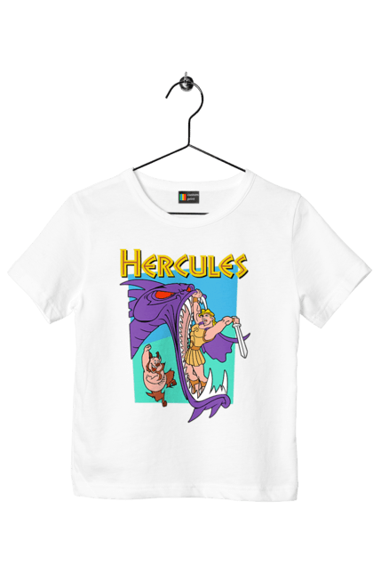 Children's t-shirt with prints Hercules. Cartoon, greece, hercules, myth. 2070702