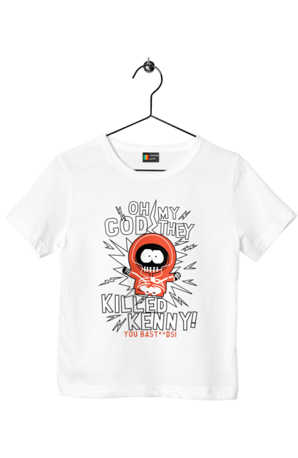 Children's t-shirt with prints South Park Kenny. Cartoon series, kenny, kenny mccormick, south park. 2070702