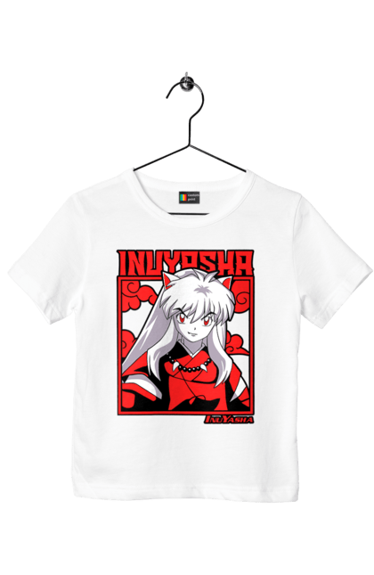 Футболка дитяча з принтом "Inuyasha". Anime, inuyasha, manga, rumiko takahashi, аніме, демон охоронець, манга, руміко такахасі. 2070702