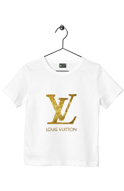 Футболка дитяча з принтом "Луї Вітон". Louis vuitton, луи витон, луі вітон. PrintMarket - інтернет-магазин одягу та аксесуарів з принтами плюс конструктор принтів - створи свій унікальний дизайн
