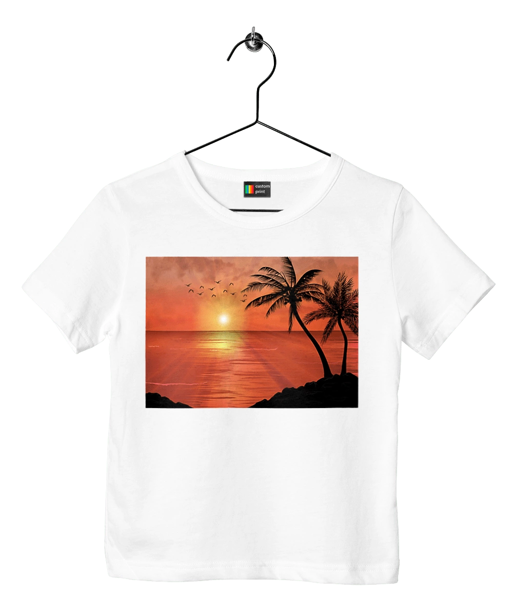 Захід Пальми Море