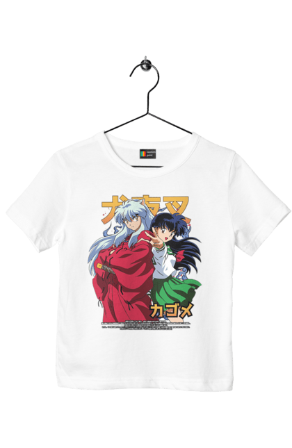 Футболка дитяча з принтом "Inuyasha". Anime, inuyasha, manga, rumiko takahashi, аніме, демон охоронець, манга, руміко такахасі. 2070702