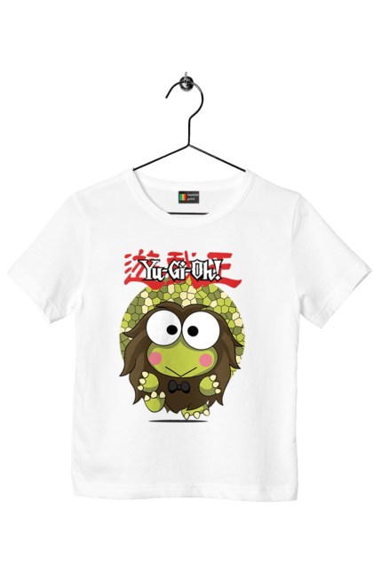 Children's t-shirt with prints Yu Gi Oh! Keroppi. Brand, character, hello kitty, keroppi, yu gi oh, yugio. 2070702