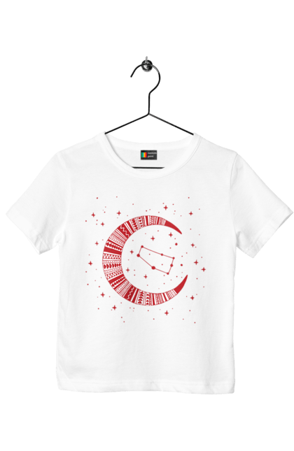 Футболка дитяча з принтом "Знак зодіаку Близнюки". Близнюки, гороскоп, знак, знак зодіаку, знак зодіаку близнюки, зодіак, сузір`я. 2070702