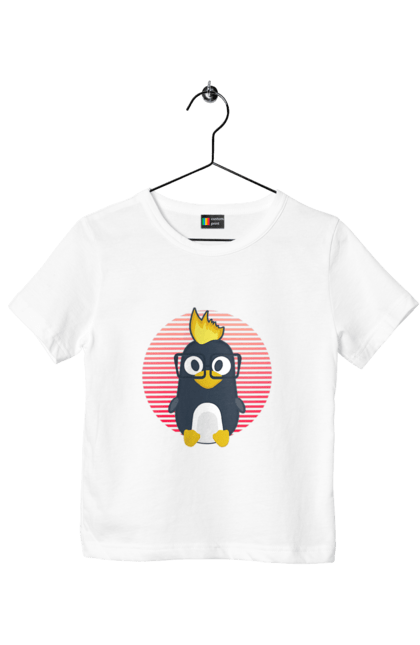 Футболка дитяча з принтом "Лінукс". Айті, айтішнік, девелопер, іт, программіст, розробник. 2070702