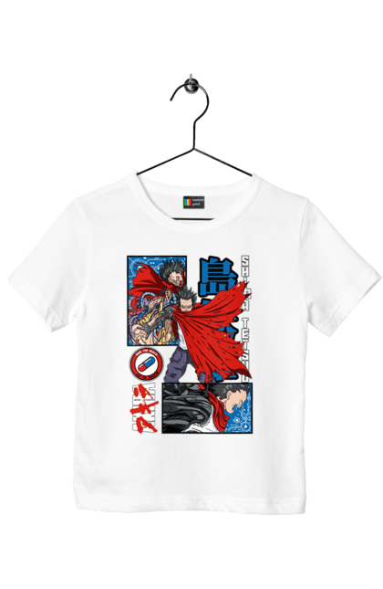 Children's t-shirt with prints Akira Tetsuo Shima. Akira, anime, cyberpunk, manga, tetsuo shima. 2070702