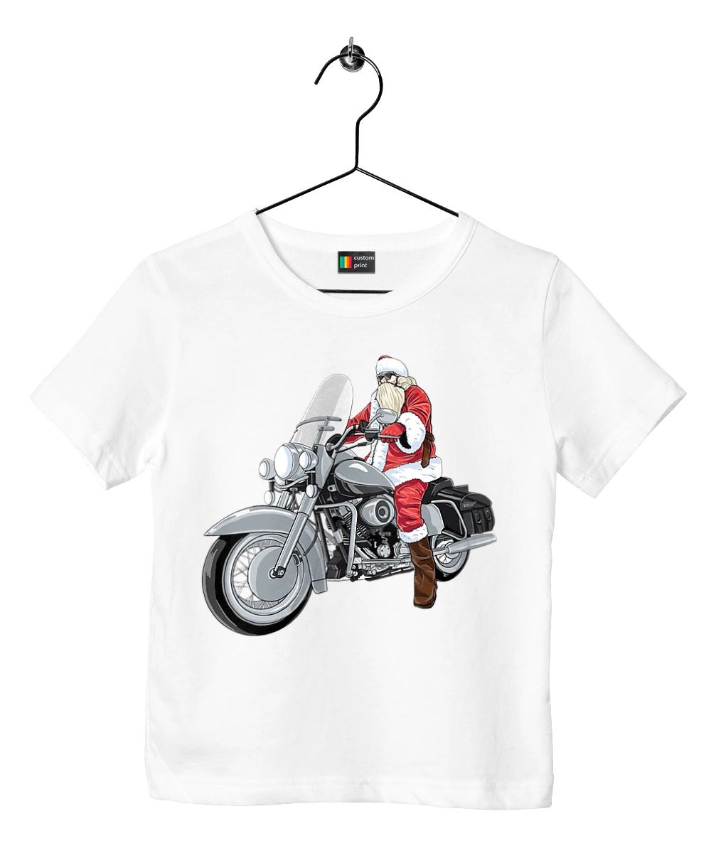 Santa On A Motorcycle