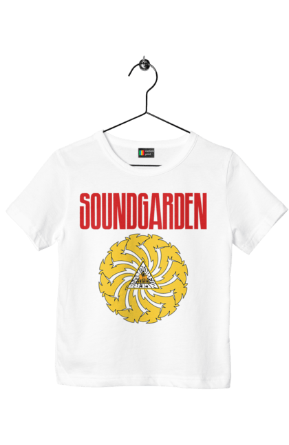 Children's t-shirt with prints Soundgarden. Alternative rock, group, grunge, hard rock, metal, music, rock, sound garden, soundgarden. 2070702