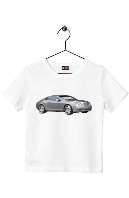 Children's t-shirt with prints Auto. Auto, car, expensive car, gray car, stylish car. 2070702