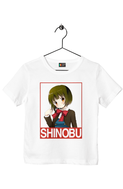 Children's t-shirt with prints Kiniro Mosaic Shinobu Omiya. Anime, gold mosaic, kiniro mosaic, kinmoza, manga, shinobu, shinobu omiya. 2070702