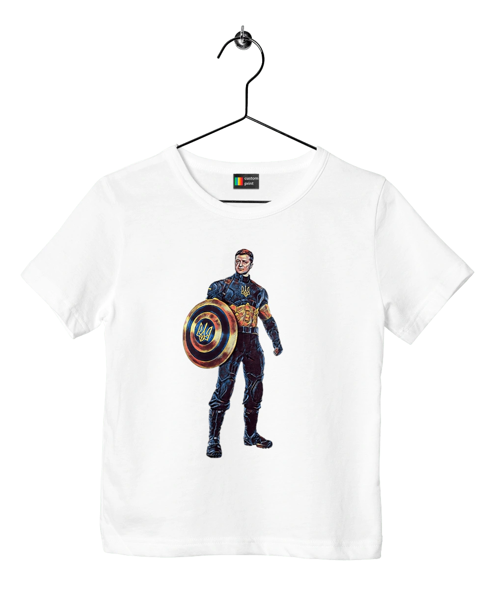 Captain Ukraine Zelensky art