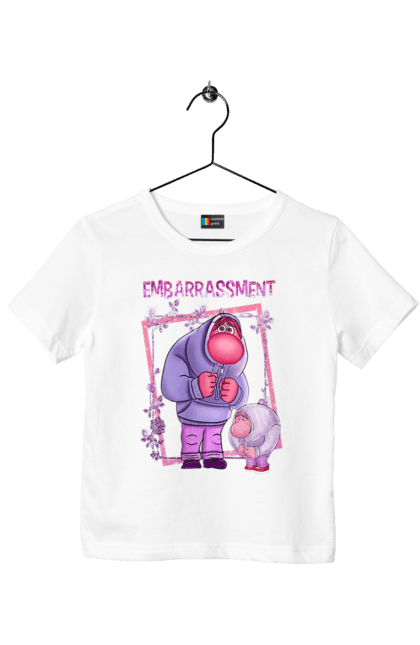 Children's t-shirt with prints Inside Out Embarrassment. Cartoon, embarrassment, emotions, inside out, pixar. 2070702