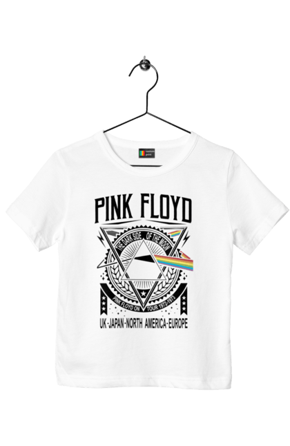 Футболка дитяча з принтом "Pink Floyd". Pink floyd, альбом, музика, пінк флойд, рок, рок група. 2070702