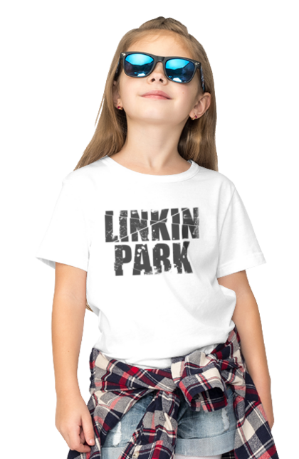 Футболка дитяча з принтом "Лінкін Парк". Linkin park, rock, альтернативний метал, альтернативний рок, альтернативный рок, лінкін парк, музика, ню метал, реп метал, рок, рок група. KRUTO.  Магазин популярних футболок