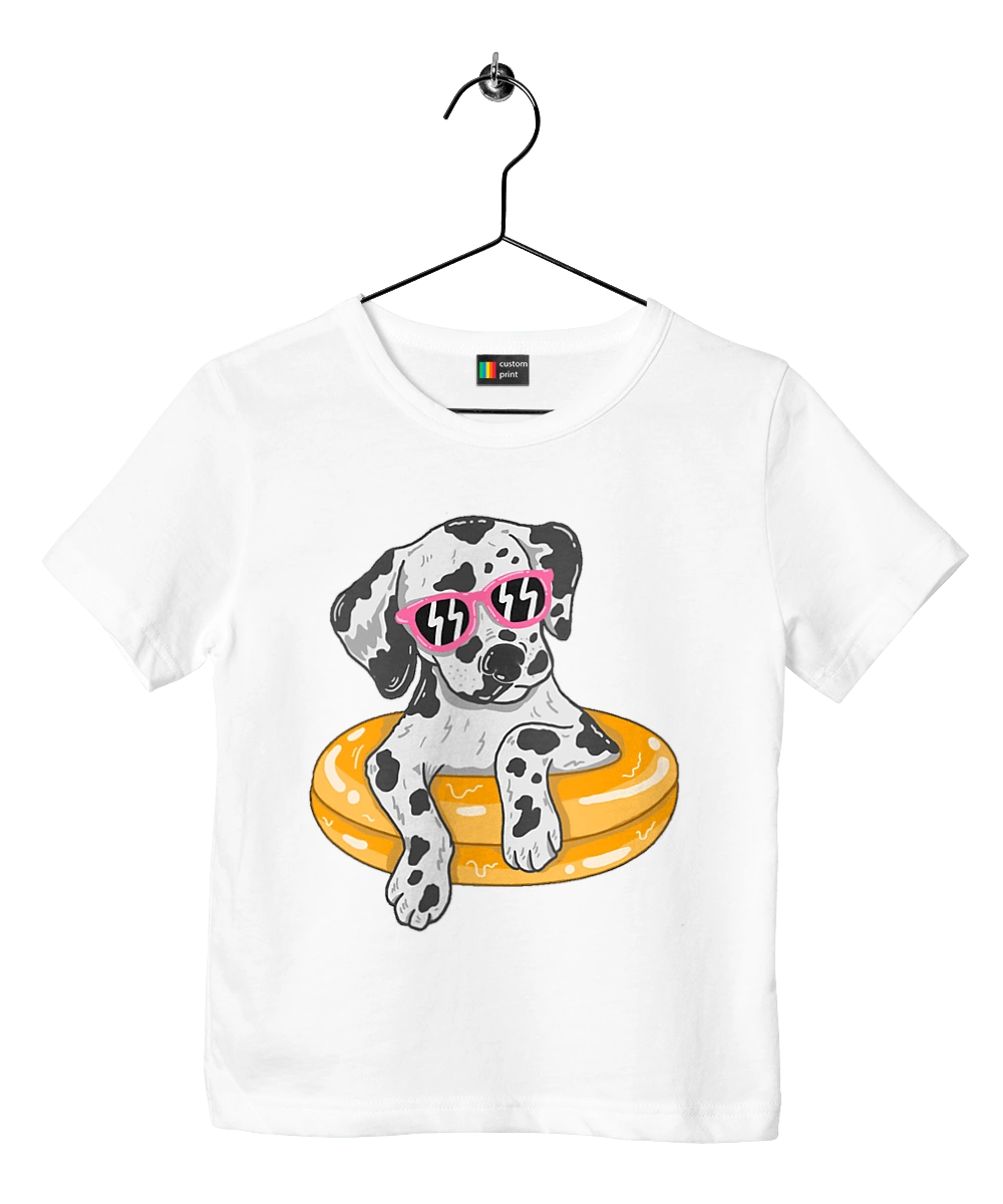 Dalmatian Swims In A Circle