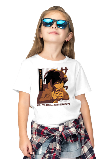 Children's t-shirt with prints Attack on Titan Sasha. Anime, attack on titan, manga, sasha, sasha blouse, shingeki no kyojin, survey corps. 2070702