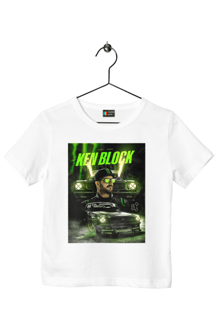 Children's t-shirt with prints Ken Block. Ken block. 2070702