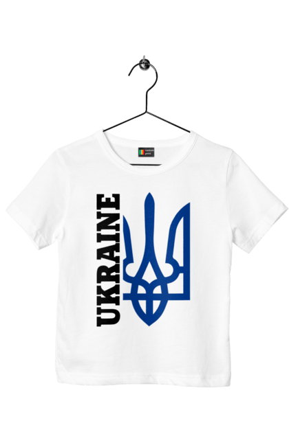 Футболка дитяча з принтом "Герб України". Герб, україна. 2070702
