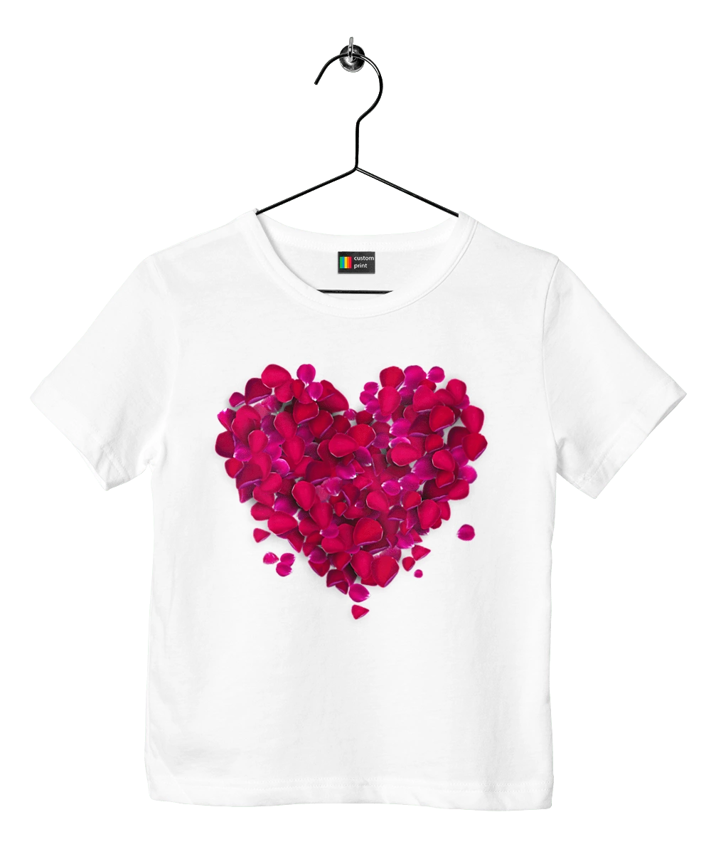 Серце З Пелюсток Троянди