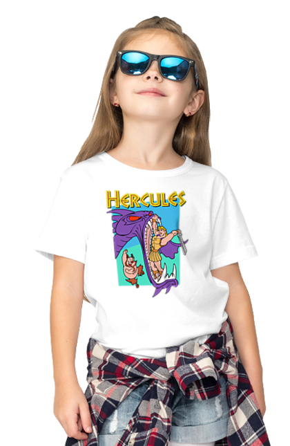 Children's t-shirt with prints Hercules. Cartoon, greece, hercules, myth. 2070702