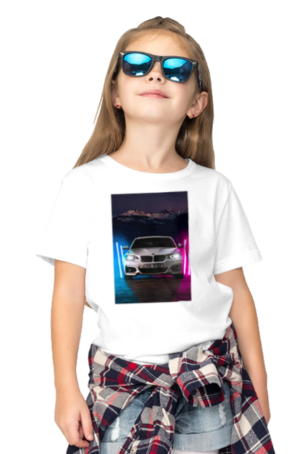 Футболка дитяча з принтом "БЕХА". Беха, в машину, красота, птн пнх, фонарі. 2070702