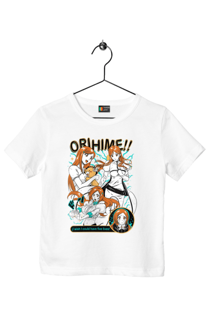 Футболка дитяча з принтом "Бліч Іноуе Оріхіме". Anime, bleach, manga, orihime inoue, аніме, бліч, іноуе оріхіме, манга. 2070702