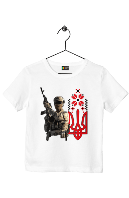 Футболка дитяча з принтом "Гвардія наступу". F 16, himars, leopard, patriot, гвардія наступу, контрнаступ, літо 2023, літо контрнаступ, перемога. 2070702