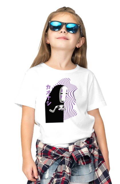 Children's t-shirt with prints Spirited Away Kaonashi. Faceless, kaonashi, spirited away. 2070702