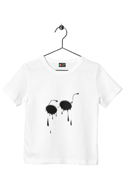 Футболка дитяча з принтом "Окуляри". Літо, окуляри, сльози, сонячні окуляри. 2070702