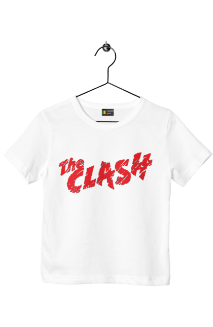 Футболка дитяча з принтом "The Clash". Clash, група, даб, музика, панк, панк рок, реггей, рок, рок н ролл. 2070702