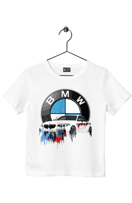 Футболка дитяча з принтом "BMW". Bmw, авто, бмв, бмв фан, фанклуб. 2070702