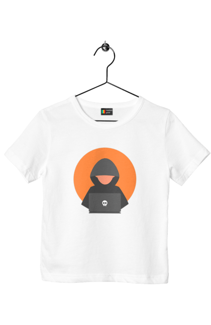 Футболка дитяча з принтом "Я програміст". Angular, c, css, html, it, javascript, jquery, php, python, react, svelt, vue, айтишник, айті, гумор, код, кодувати, прогер, програміст, програмісти, ти ж, ти ж програміст, тиж програміст. 2070702