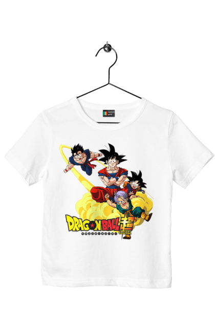 Футболка дитяча з принтом "Перли дракона". Anime, dragon ball, goku, manga, vegeta, аніме, вегета, гоку, манга, перли дракона. 2070702