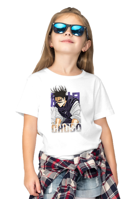 Children's t-shirt with prints Jujutsu Kaisen Choso. Anime, anime, choso, dark fantasy, manga, manga, mystic. 2070702