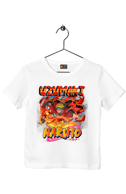 Children's t-shirt with prints Naruto. Anime, character, manga, naruto, ninja, tv series. 2070702