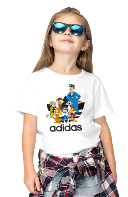 Футболка дитяча з принтом "Adidas Top Cat". Adidas, top cat, адідас, кіт, коти, мульт, мультсеріал. 2070702