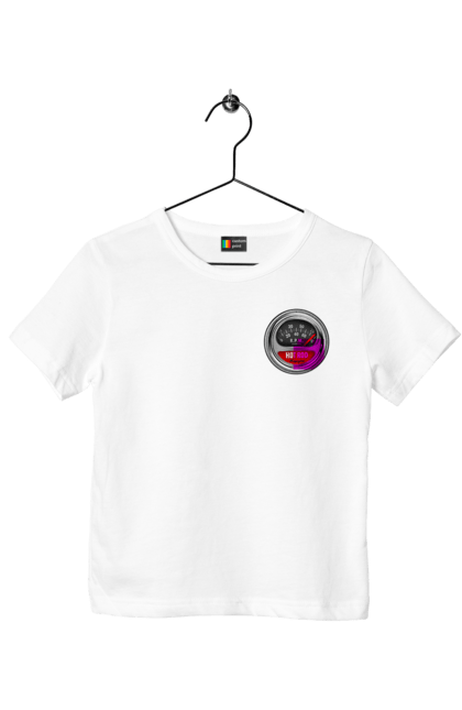 Футболка детская с принтом Hot rod. Байк, байкер, байкер клуб, брат, братела, брутал, горячий асфальт, горячий конь, горячий стержень, дорога 50, дорога 66, дорога 80, дороги америки, дороги украины, жажда скорости, клуб байкеров, мотоцикл, мотоциклист, настоящий мужик, скорость, чувак. 2070702