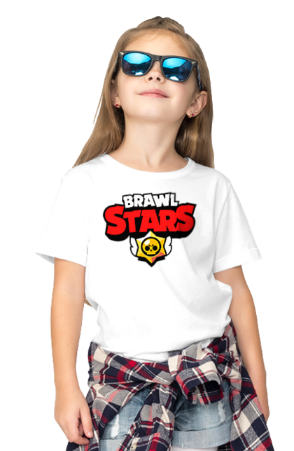 Футболка дитяча з принтом "Brawl Stars". Supercell, бравл старс, гра, діти. CustomPrint.market