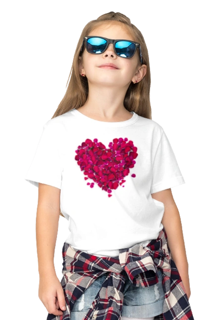 Серце З Пелюсток Троянди