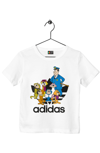 Футболка дитяча з принтом "Adidas Top Cat". Adidas, top cat, адідас, кіт, коти, мульт, мультсеріал. 2070702