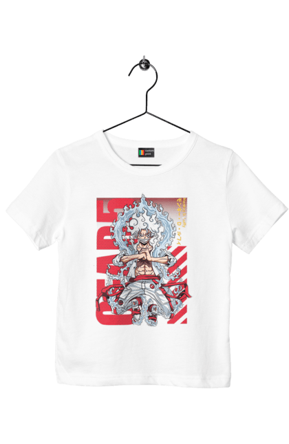 Children's t-shirt with prints One Piece Luffy. Anime, luffy, manga, monkey de luffy, one piece, pirates. 2070702