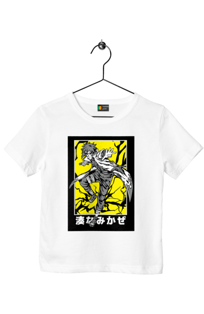 Children's t-shirt with prints Naruto. Anime, character, manga, minato namikaze, naruto, naruto, ninja, tv series. 2070702