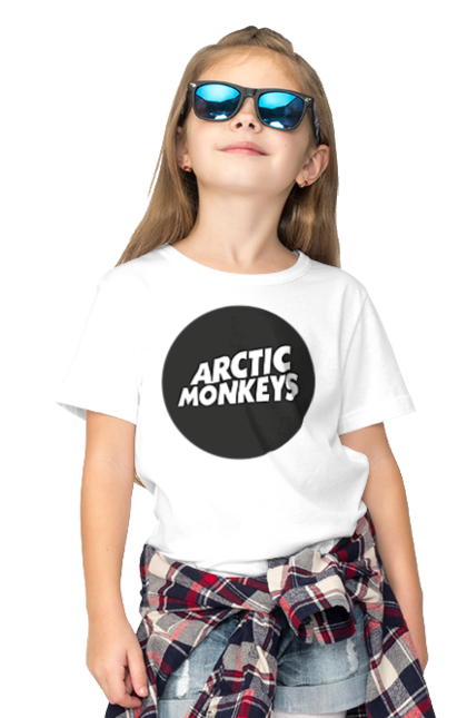 Футболка дитяча з принтом "Arctic Monkeys". Arctic monkeys, арктичні мавпи, гаражний рок, група, інді рок, музика, постпанк ривайвл, психоделічний рок, рок. 2070702