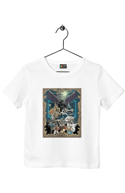 Футболка дитяча з принтом "Легенда вокс машина". Вокс, вокс машина, машина, мультсериал, приключения, сериал, фентезі. 2070702