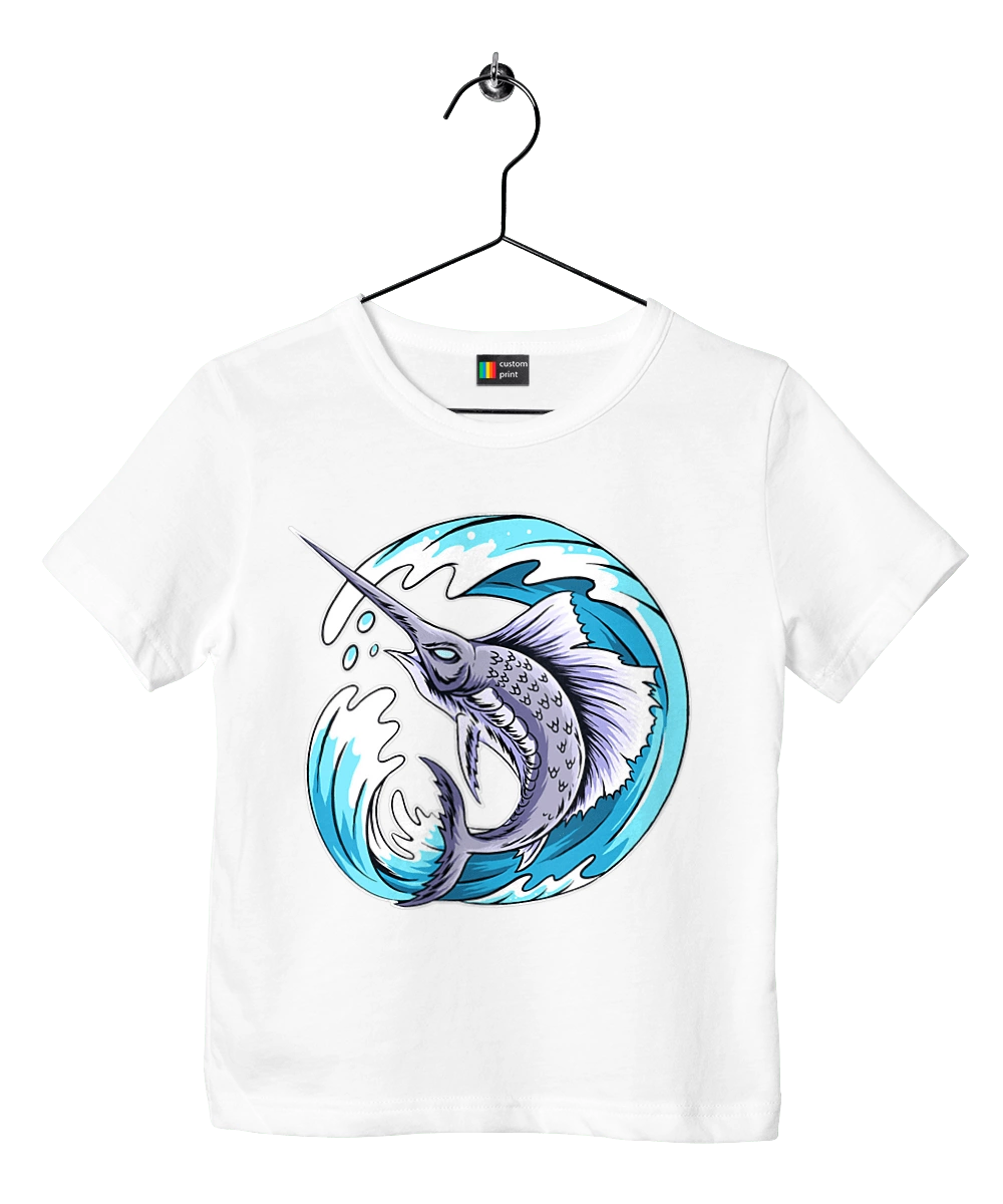 Fish Sword And Wave