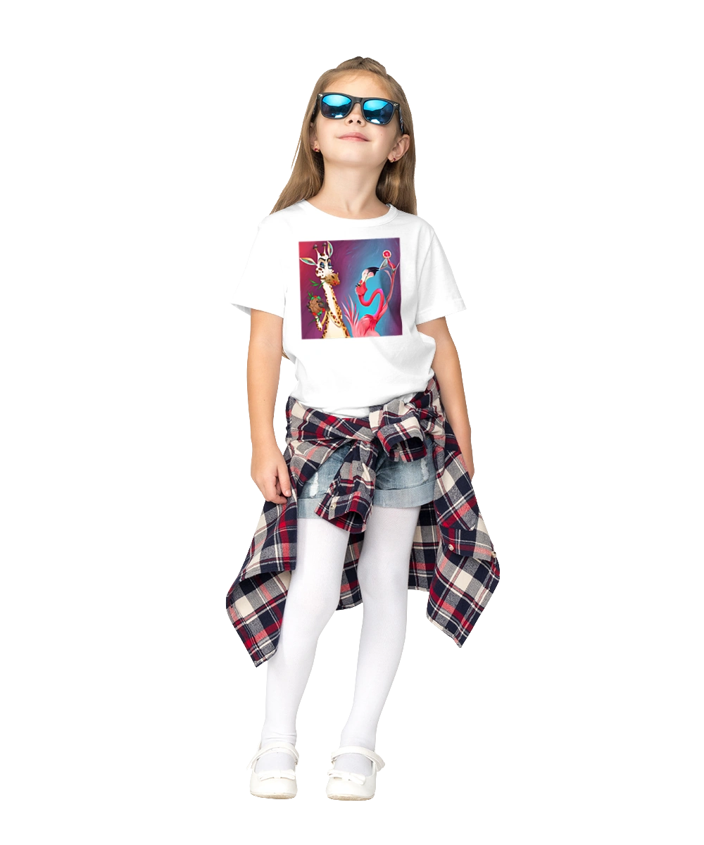 Жираф И Фламинго На Вечеринке