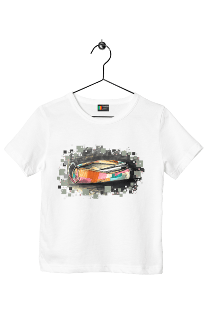 Футболка дитяча з принтом "Пенал Авторський малюнок". Ексклюзив, канцтовари, малюнок, малюнок від руки, олівець, пенал, ручка, школа. 2070702