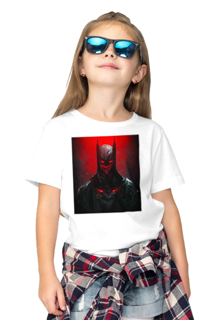 Футболка дитяча з принтом "Бетмен кошмар 3". Жахіття, ілюстрація, існування, комікси, мистецтво, персонаж. CustomPrint.market